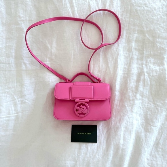 Longchamp Box-Trot Crossbody Bag XS / Candy Pink - Picture 8 of 10